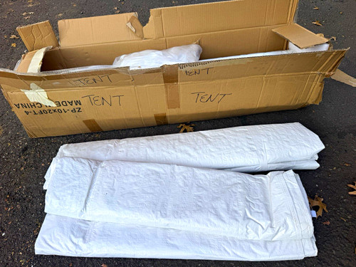 Person cabin tent white - 4-person,